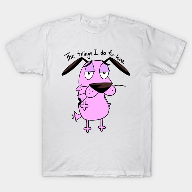 Courage the 2024 cowardly dog shirt